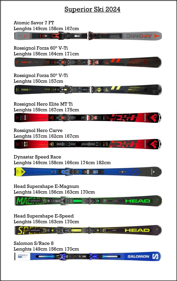 Superior Skis 2024 Skiolga