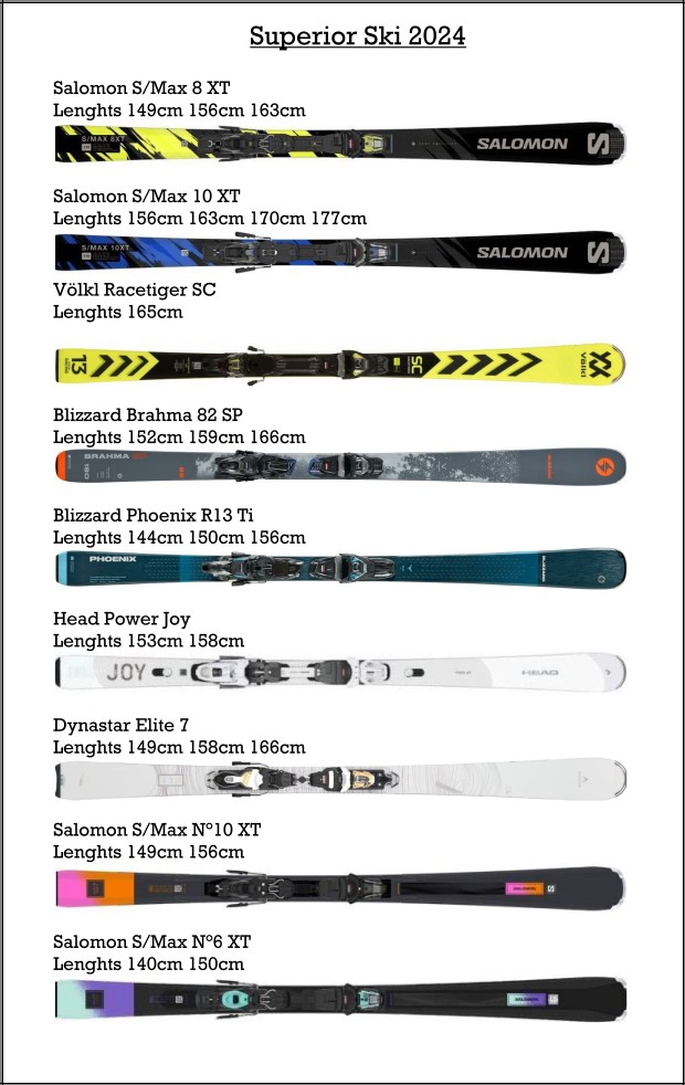 Superior Skis 2024 Skiolga